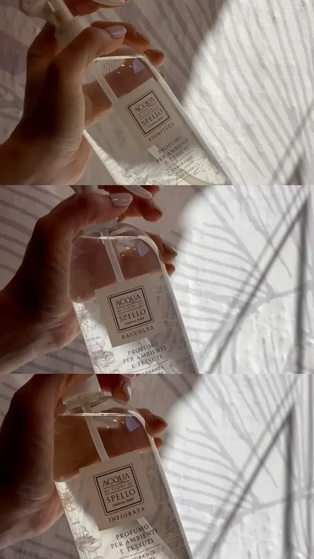 Hai mai desiderato che i tuoi tessuti, i tuoi abiti preferiti e persino gli interni della tua auto portassero con sé una nota di eleganza e freschezza unica? 🧴🫧🌸

Ora è possibile con i nuovi Profumatori Spray per Tessuti e Ambienti di Acqua ai Fiori di Spello, disponibili nelle fragranze:

• fioritura 🌼 
• raccolta 🌺
• infiorata 💐

Scopri di più 📲 acquadispello.it 

#acquaaifiori
#acquaaifioridispello 
#acquaaifioridispelloboutique 
#profumi
#fragranze
#profumatore
#profumatorespray 
#profumatorespraypertessuti 
#home
#homeparfum 
#spring
#springtime
#spello
#umbria
#italia