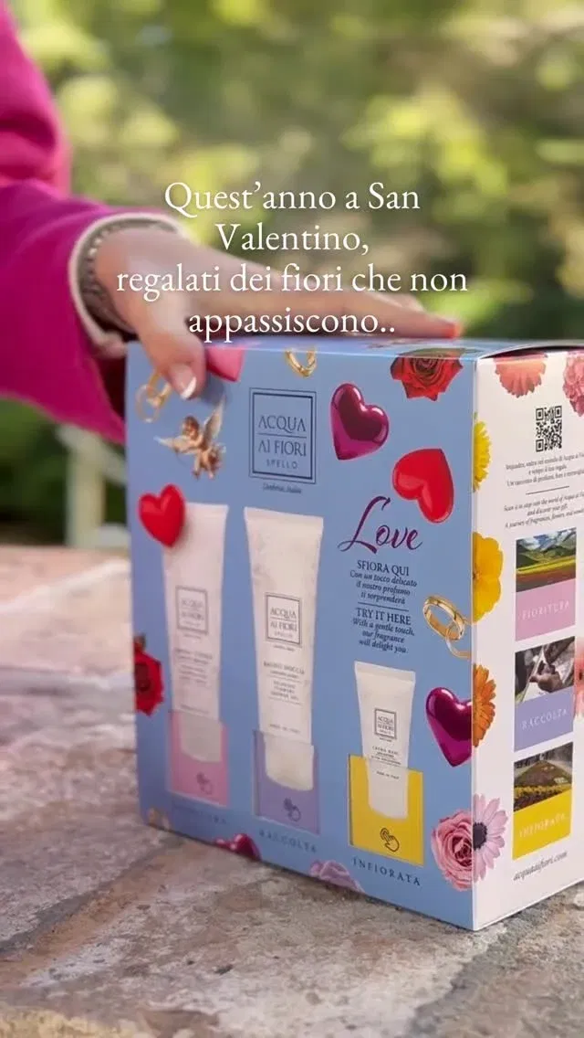 STROFINA, RESPIRA… INNAMORATI 💘

Quest’anno a San Valentino, regalati dei fiori che non appassiscono 💐 

Nuovo cofanetto sensoriale LOVE EDITION 🫶🏻
Il regalo perfetto a #SanValentino ❣️

#acquaaifiori
#acquaaifioridispello 
#loveedition
#regalidisanvalentino